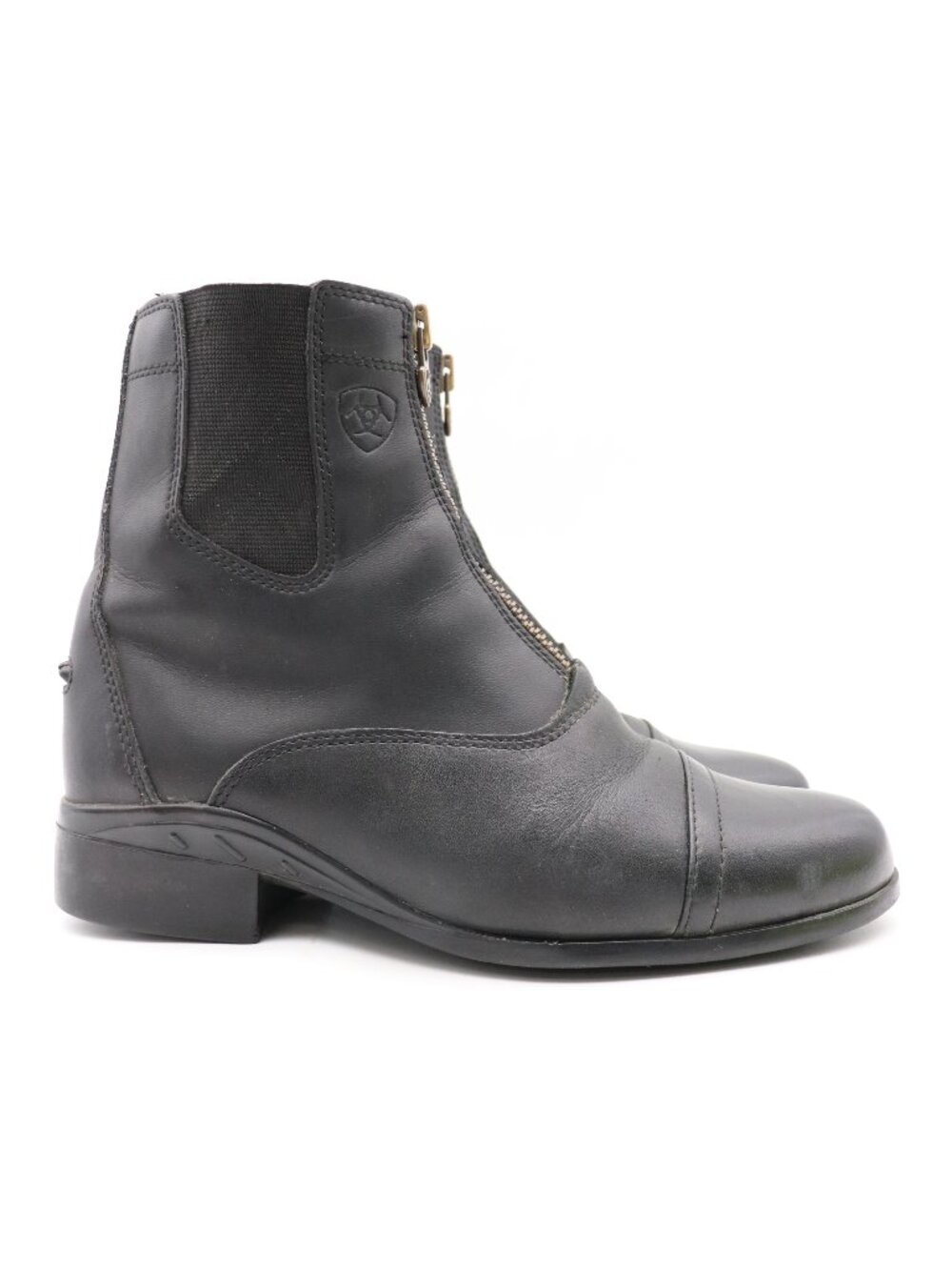 Ariat Heritage Women's 8 B Zip Paddock Boots Black Leather 10012741